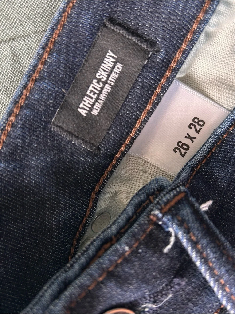 Express Men’s Indigo Athletic Skinny Jeans 26 x28